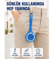 Pantolon Kemer Köprüsüne Takılabilir Askılı Analog Saat Mi Çanta Charmı
