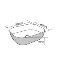 E-5003A Tezgah Üstü Porselen Lavabo