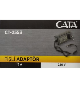 Cata 12 Volt 5 Amper Fişli Adaptör Ct-2553