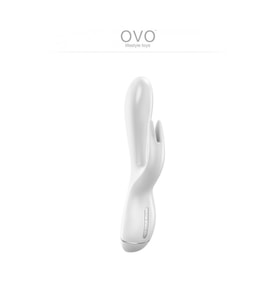 Ovo K3 Rabbit Lüks Vibratör White