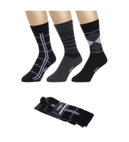 Ozzy Socks 3 Çift Dikişsiz Erkek Penye Pamuklu 4 Mevsim Çorap Dayanıklı Topuk Burun