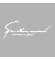 Sports Mind Audi A6 Sports Sticker siyah 21x10 CM (Beyaz)