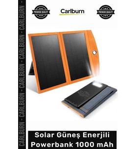#Solar Kamp Karavan Taşınabilir Şarj Cihazı Hızlı TypeC USB Solar Güneş Enerjili Powerbank 1000mAh