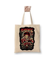 Pennywise 02 Beyaz Bez Çanta Uzun Saplı Alışveriş Çantası Plaj Çantası