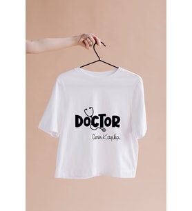 Doktor Tasarımlı Tişört Kişiye Özel ( Unisex - Büyük - Çocuk )