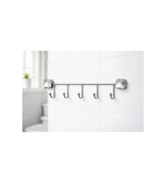Krom Banyo Askılığı 5 Kancalı Duvar Tipi Havlu Askısı