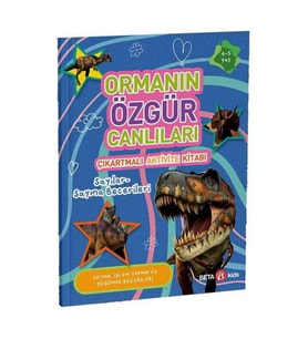 Orman Özgür Canlıları Çıkartmalı Aktivite Kitabı Sayılara Beta Kids