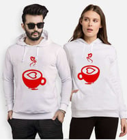 Tshirthane Sıcacık Aşk Sevgili Kombinleri Kapüşonlu Kombini (Tek Ürün Fiyatıdır.)
