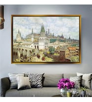 Altın Çerçeveli dekoratif tablo a1534 (Gold)