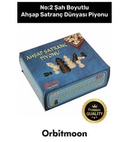 Premium Üretim Şah Boyu No: 2 Eksik Takımı Tamamlama Uyumlu Ahşap Satranç Dünyası Piyonu