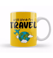 funny Travel gift design lover  Trippin Wanderlust  Journey Adventurer Vacation Kupa Bardak Porselen