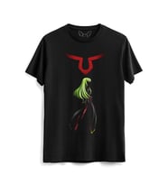 Code Geass Resim Baskılı Çocuk Siyah Tshirt
