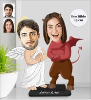 Kişiye Özel Sevgili Ahşap Eco Biblo -30