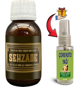 Şehzade Iksiri Şurubu Osmanlı Geleneğinden Gelen Özel Bitki Extratlarından Şurup 50 ml + Çörek Otu Yağı
