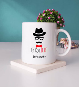 Baba Kupa Bardak ve Taş Bardak Altlığı Hediye Seti
