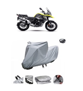 QJ SRT 550 X  Su Geçirmez Motosiklet Brandası ARKA ÇANTA UYUMLU