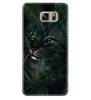 Samsung S7 Edge S20 Fe Plus Ultra S21 S22 Kılıf Desenli Silikon Flowers Cat 1345