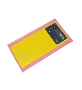 Tkgz Xiaomi POCO X4 PRO Arka Pil Kapağı (Full Lensli) SARI