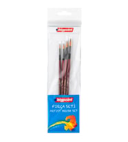 Bigpoint 123 Serisi Sentetik Kıl Yuvarlak Fırça Seti 4'lü Blister x 6 Blister