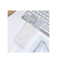 Samsung Galaxy M32 Uyumlu Kılıf Zore Sidney Desenli Sert Kapak (Çok Renkli)