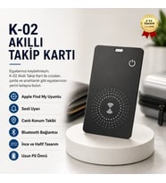 Akıllı Takip Kartı Apple Find My Uyumlu Bluetooth Eşya Bulucu Cüzdan Çanta Valiz Konum Takibi