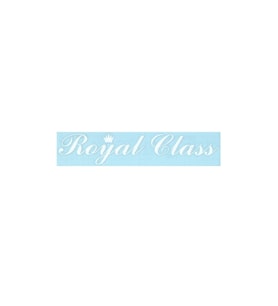 Royal Class Sticker - Beyaz Sticker 29x6 Cm