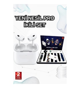Mey İthalat® 2025 Model Akıllı Saat ve Yeni Nesil Pro Bluetooth Kulaklık ANC Özelliği