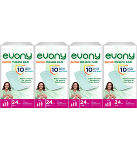Evony Günlük Mesane Pedi Uzun 96 Adet (4PK*24)