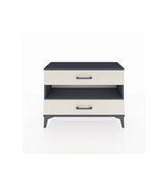 Arges Şifonyer Tek Raflı 2 Çekmeceli 88x30x64 Antrasit-Aytaşı