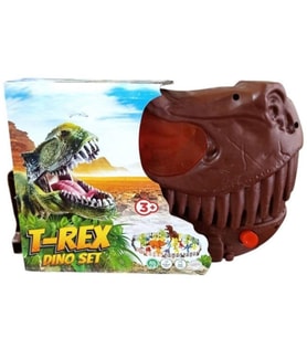 26 Parça T-Rex Dino Set - Dinozor Oyun Alanı ve Koleksiyon Kutusu