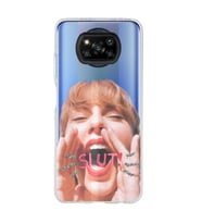 Poco X3 PRO / X3 NFC Uyumlu Taylor Swift Tasarımlı Şeffaf Telefon Kılıfı
