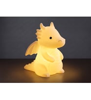 Riva Self Tatlı Ejderha Figürlü 3D Baskı Tealight Mumluk / Dekoratif Ambiyans Aydınlatma