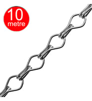 Metal Zincir Ayna Avize Floresan Saksı Askı Zinciri -10 Metre