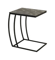 Adore Mobilya Profile C Sehpa - Mermer Desenli 50x62x35 cm (GxYxD)