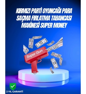 Dolar Boyutunda Kâğıt Atışı Yapan Pil İle Çalışan Oyuncak Tabanca