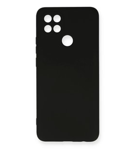 Newface Oppo A15 Kılıf Nano içi Kadife Silikon - Siyah