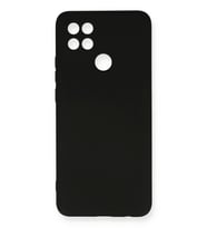 Newface Oppo A15 Kılıf Nano içi Kadife Silikon - Siyah