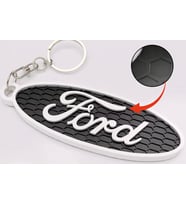 Ford Tasarım 3D Baskı Anahtarlık – Petek Desenli Araba Anahtarlığı, Şık Oto Aksesuar