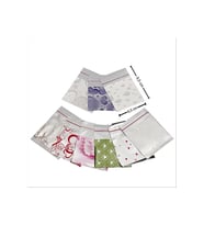 7*9 Metalize Hediye Poşet Paketi 100'lü (Ebruli)