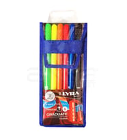 Lyra Graduate Fineliner İnce Uçlu Kalem 0.5mm 6lı Set