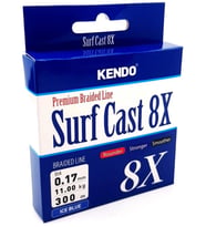 Kendo Surf Cast 8X Fighting 300 mt Örgü İp ( ICE BLUE) 0.21mm