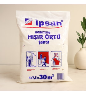 Şeffaf Koruyucu Örtü 4x7.5 m (30 m²)
