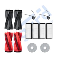 Roborock Qrevo Curv Uyumlu 2 Ana Fırça 2 Yan Fırça 4 Filtre 2 Mop PKT-iasgf0000583