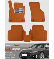 AUDİ A8 L (2017-2024) Uyumlu EVA Paspas Tam Set–Araca Özel,Su Geçirmez,Hızlı ve Kolay Montaj