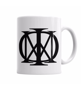 Dream Theater logo   Pain of Slavation Ayreon Steve Vai Porcupine Tree Kupa Bardak Porselen