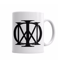 Dream Theater logo   Pain of Slavation Ayreon Steve Vai Porcupine Tree Kupa Bardak Porselen