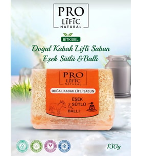 Pro Lific Natural Eşek Sütlü ve Ballı Doğal Kabak Lifli Sabun