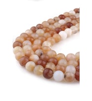 10 MM Şeffaf Kahve Opal Taşı Dizi - DZ4079