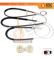 Bentley Continental GT MK1 2003-2011 İçin Ön Sağ veya Sol Kapı Cam Kriko Tamir Seti 3W0837401 02
