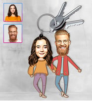 Kişiye Özel Karikatür Tasarım Anahtarlık 97277